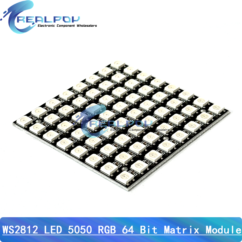 Rgb Led Matrix 8X8 - WS2812 LED 5050 RGB 8x8 64-bitowy