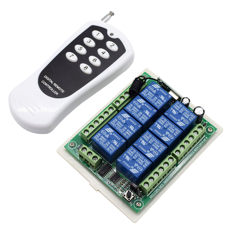Shelly Relay Module - 24V i 12V DC 8 przekaźnik