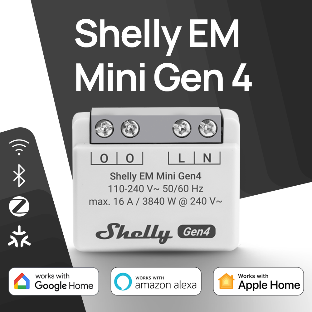Shelly Relay Module - Shelly EM Mini Gen4 Matter Kompaktowy