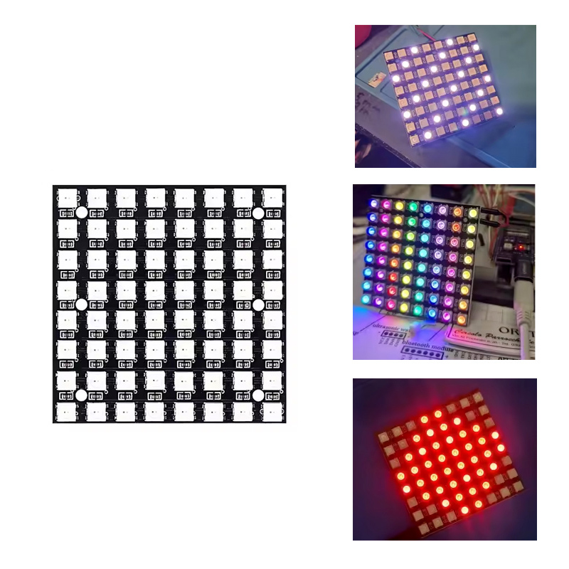 Rgb Led Matrix 8X8 - Moduł matrycy LED WS2812 5050 RGB