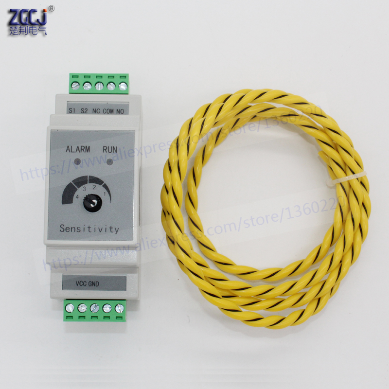Water Leak Detector Wired - z przewodem czujnika 2m 35mm Din