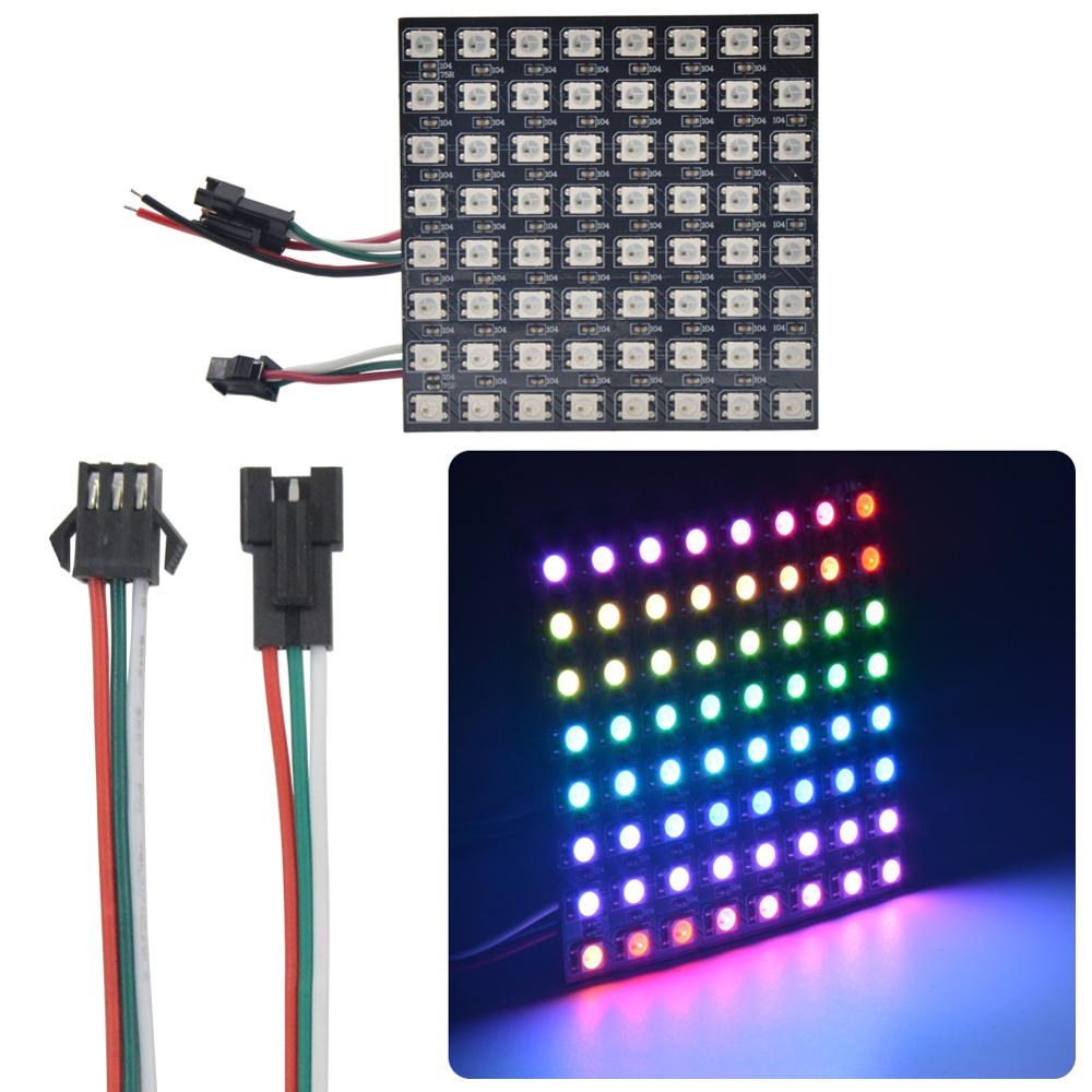 Rgb Led Matrix 8X8 - 8x8 16x16 8x32 pikseli SK6812 WS2812B
