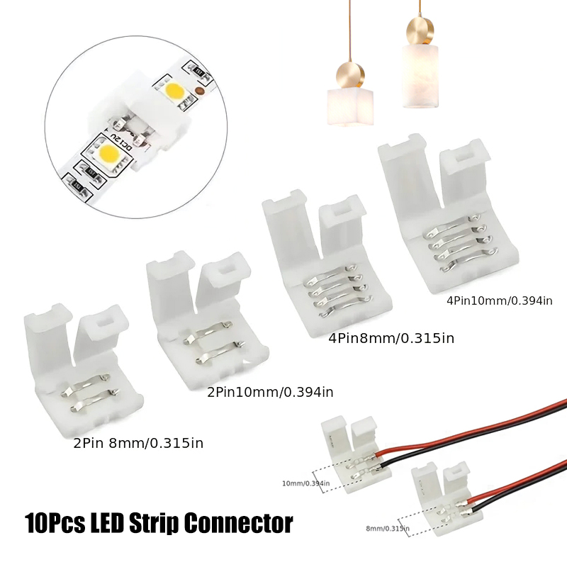 10szt Złącze taśmy LED 8MM 10M – Rgb Led Matrix 8X8 recenzja i cena