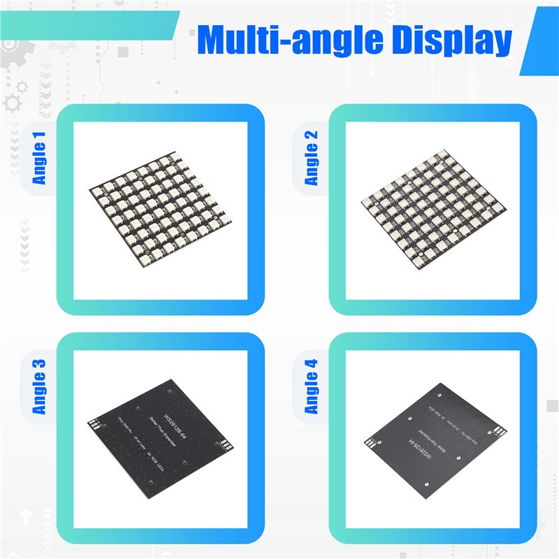 AT82-WS2812 LED 5050 RGB 8X8 M – Rgb Led Matrix 8X8 recenzja i cena