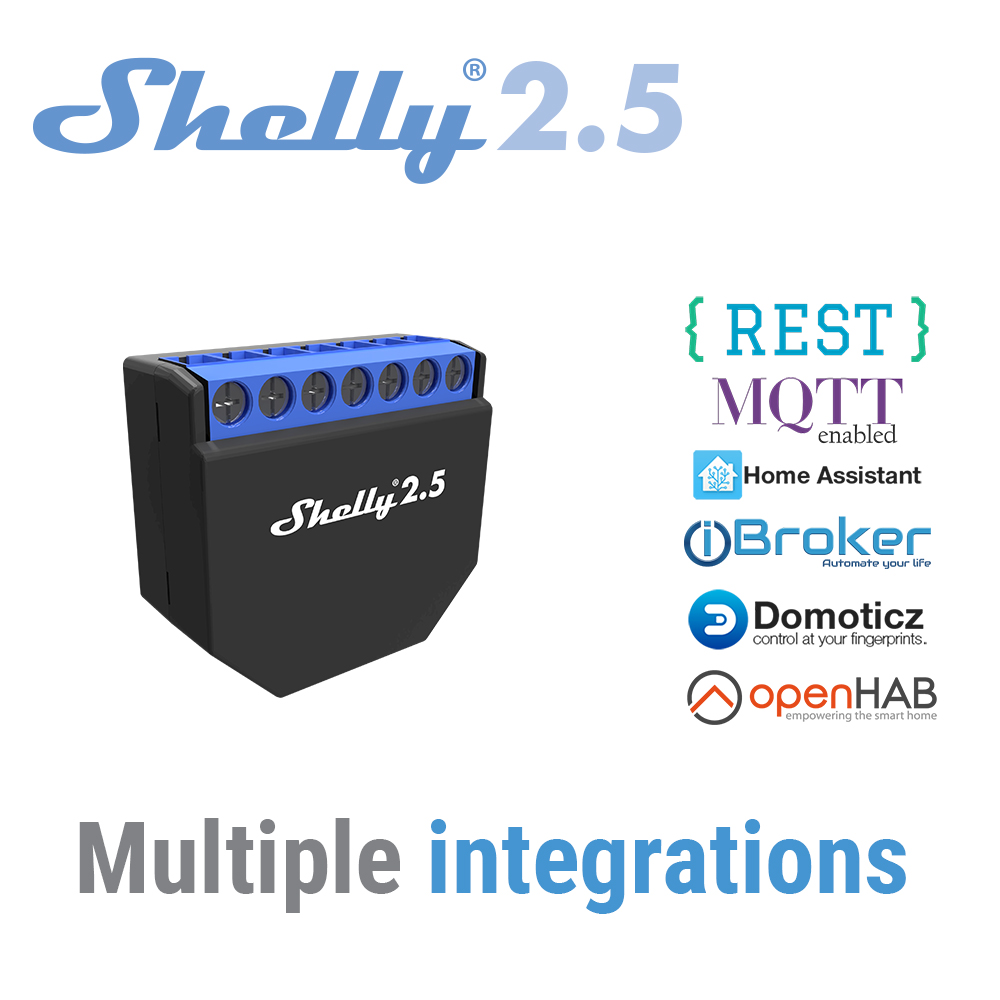 Shelly 2.5 Smart Home Podwójny – Shelly Relay Module recenzja i cena