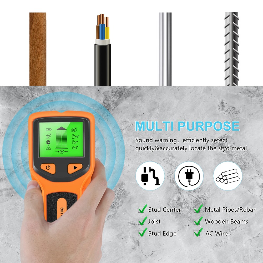 Cyfrowy wykrywacz kołków 5 w 1 – Water Leak Detector Wired recenzja i cena