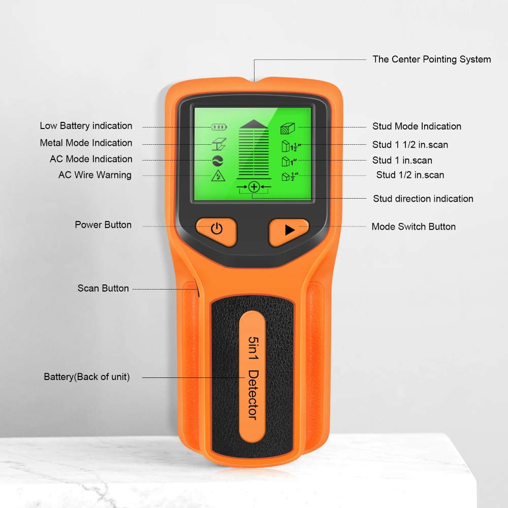 Cyfrowy wykrywacz kołków 5 w 1 – Water Leak Detector Wired recenzja i cena