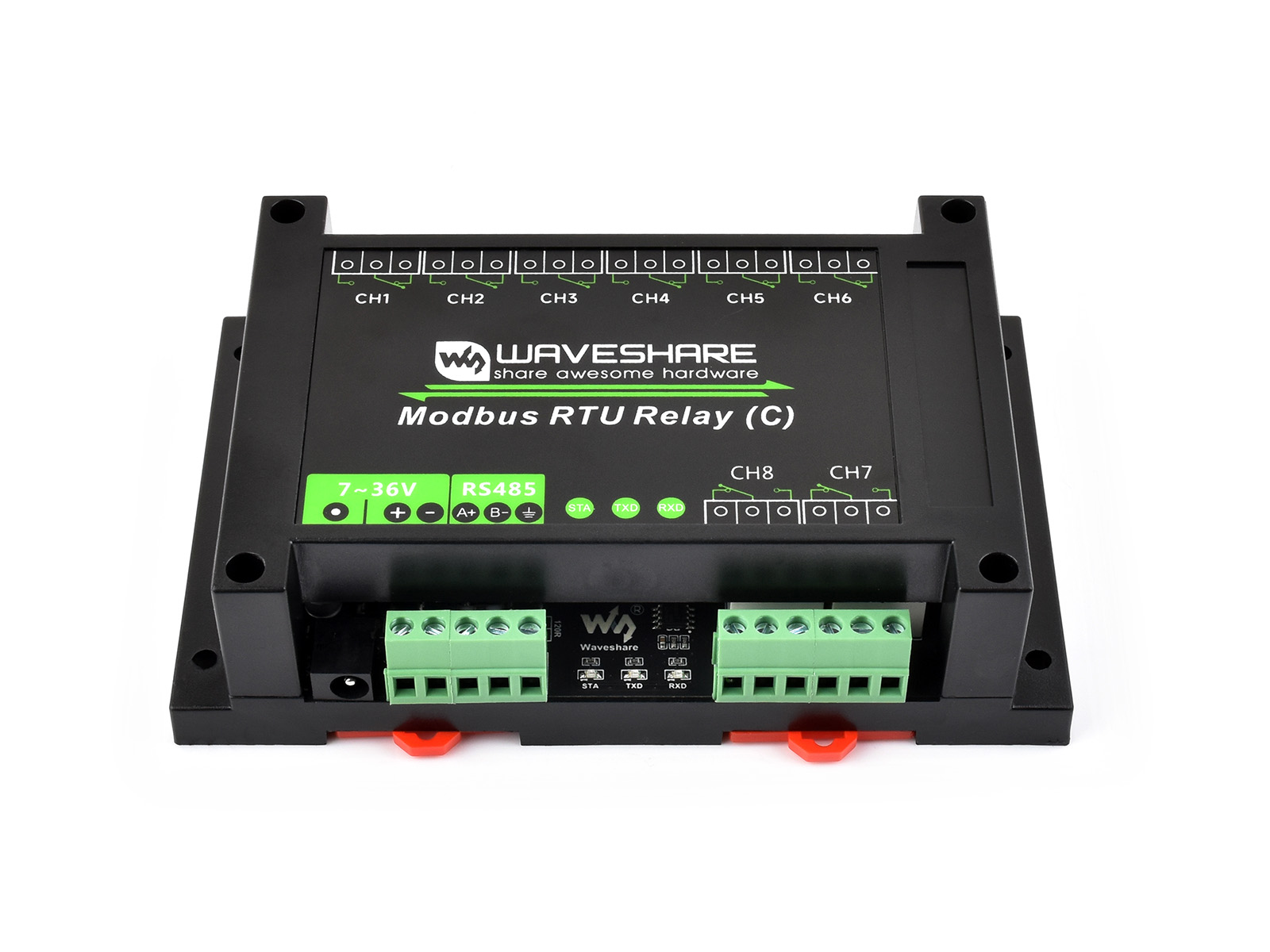 Przekaźnik Modbus RTU (C), 8-k – Shelly Relay Module recenzja i cena