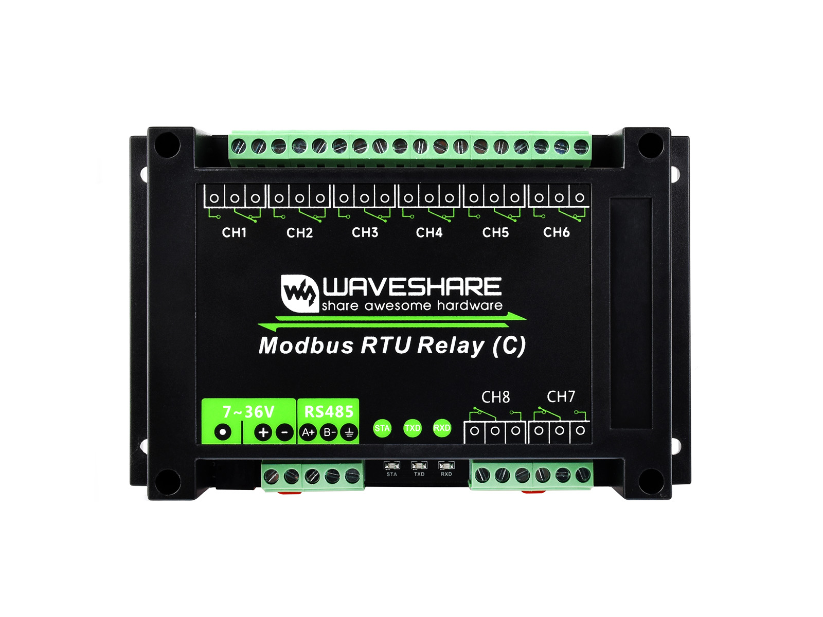 Przekaźnik Modbus RTU (C), 8-k – Shelly Relay Module recenzja i cena